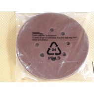 LOT DE 10 DISQUES ABRASIFS PERFORÃ‰S AUTO-AGRIPPANTS Ã˜ 150 MM GRAIN 80 2