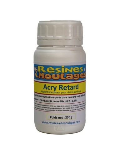 RETARDATEUR POUR RÉSINE ACRYLIQUE