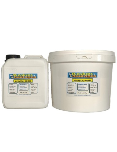 KIT RESINE ACRYSTAL PRIMA