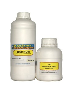 KIT RESINE EPOXY DE COULEE DIELECTRIQUE NOIRE 1060/65