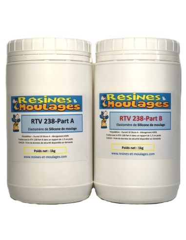 KIT SILICONE DE MOULAGE RTV 238