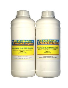 KIT ELASTOMERE PU 90 SHORE A TRANSLUCIDE