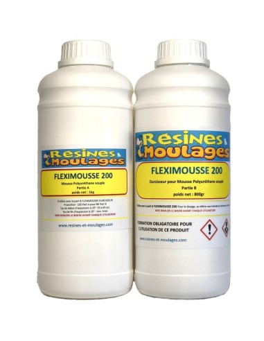 KIT MOUSSE POLYURETHANE SOUPLE - FLEXIMOUSSE 200