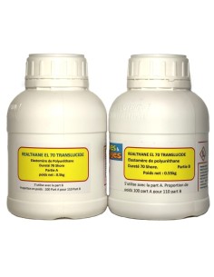 KIT ELASTOMERE PU 70 SHORE A TRANSLUCIDE