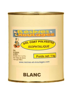 GEL COAT POLYESTER ISOPHTALIQUE BLANC QUALITÉ INDUSTRIELLE