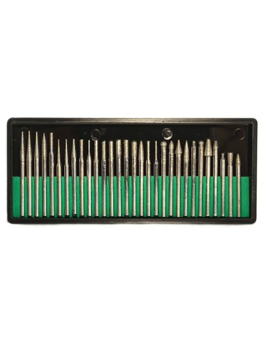 LOT DE 30 FRAISES DIAMANTÉES POUR DREMEL