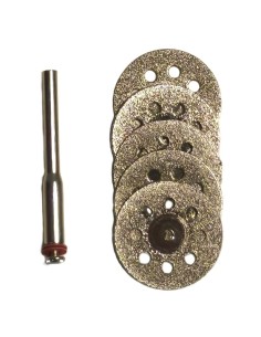 DISQUES DIAMANTÉS PERFORÉS Ø 22 MM POUR DREMEL