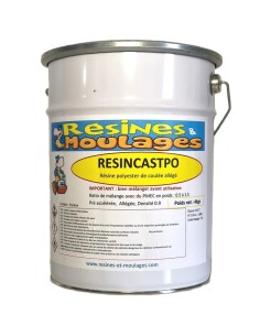 RÉSINE POLYESTER DE COULÉE ALLÉGÉE RESINCASTPO