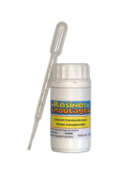 Colorant Translucide pour Résine Transparente - Flacon 100g