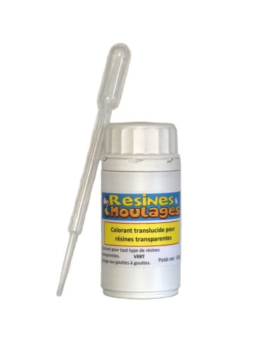 Colorant Translucide pour Résine Transparente - Flacon 100g
