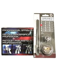 Pistolet Gel Coat & Peinture - Kit Buses 1.4 mm et 2.5 mm