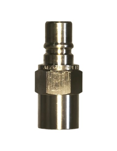 Embout Raccord Mâle Anti-Retour 1/4 Femelle Acier - Vide