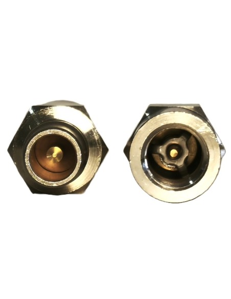 Embout Raccord Mâle Anti-Retour 1/4 Femelle Acier - Vide