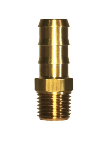 Raccord 1/4 Mâle Tuyau Ø10mm Laiton - Prise de Vide