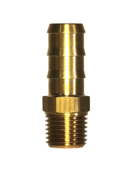 Raccord 1/4 Mâle Tuyau Ø10mm Laiton - Prise de Vide