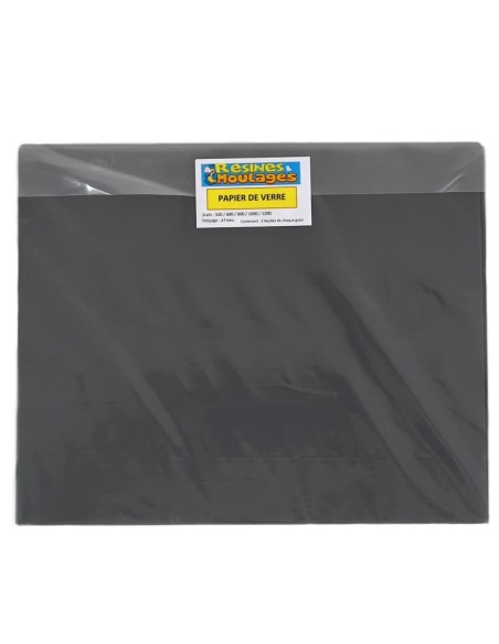 Feuilles Abrasives 3M 734 à l'Eau - Lot de 8 (G320-1200)