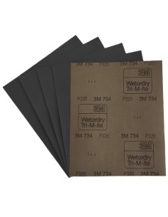 PAPIER DE VERRE EAU 3M 734 - GRAIN 320 (1) 2