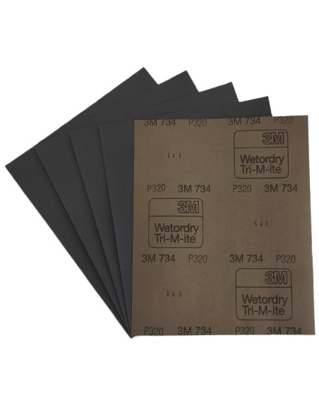 PAPIER DE VERRE EAU 3M 734 - GRAIN 320 (2)