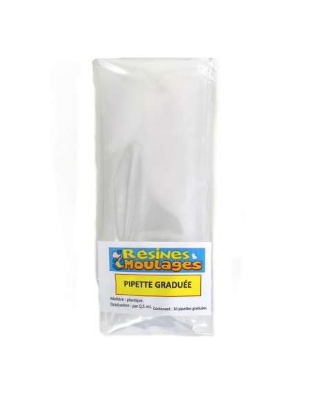 Pipettes Graduées 3 ml en Polyéthylène - Lot de 10
