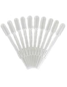 Pipettes Graduées 3 ml en Polyéthylène - Lot de 10 2