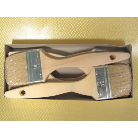 BOÃŽTE DE 6 PINCEAUX RÃ‰SINE 70 mm