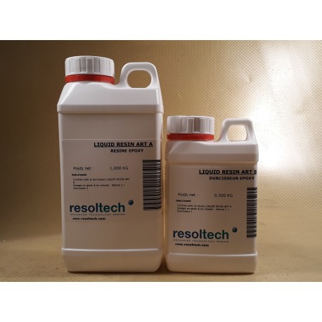 Resine Epoxy 1L,Transparent Kit Résine Époxyde Débutant, Kit Resine Epoxy  Comple